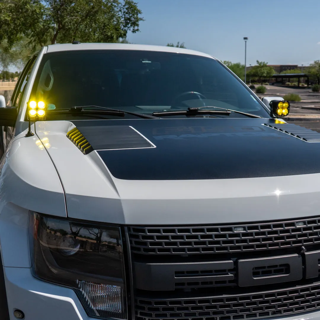 '10-14 Ford Raptor SDHQ Built A-Pillar Light Mounts
