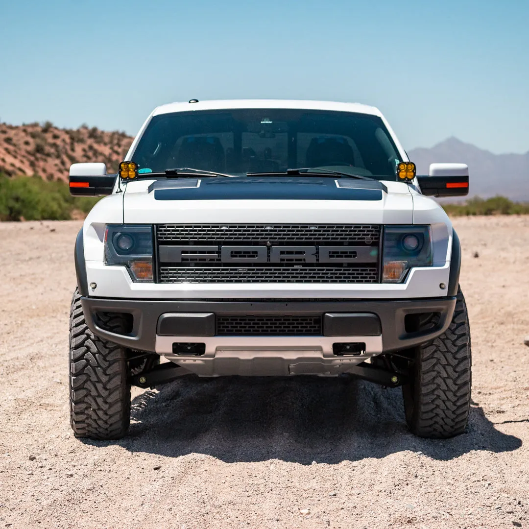 '10-14 Ford Raptor SDHQ Built A-Pillar Light Mounts