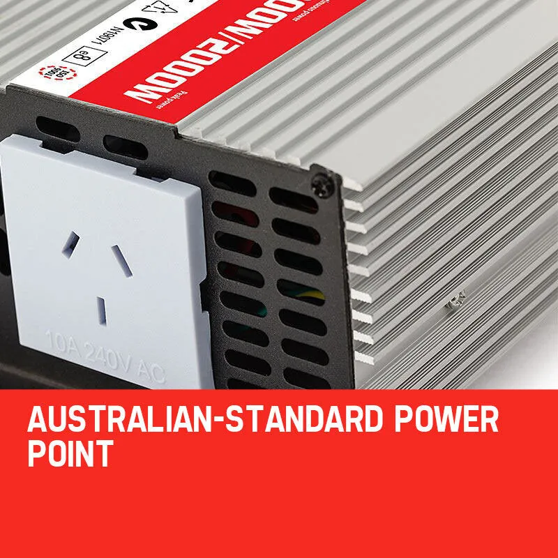 1000W Pure Sine Wave Power Inverter, 12V/240V, GENPOWER