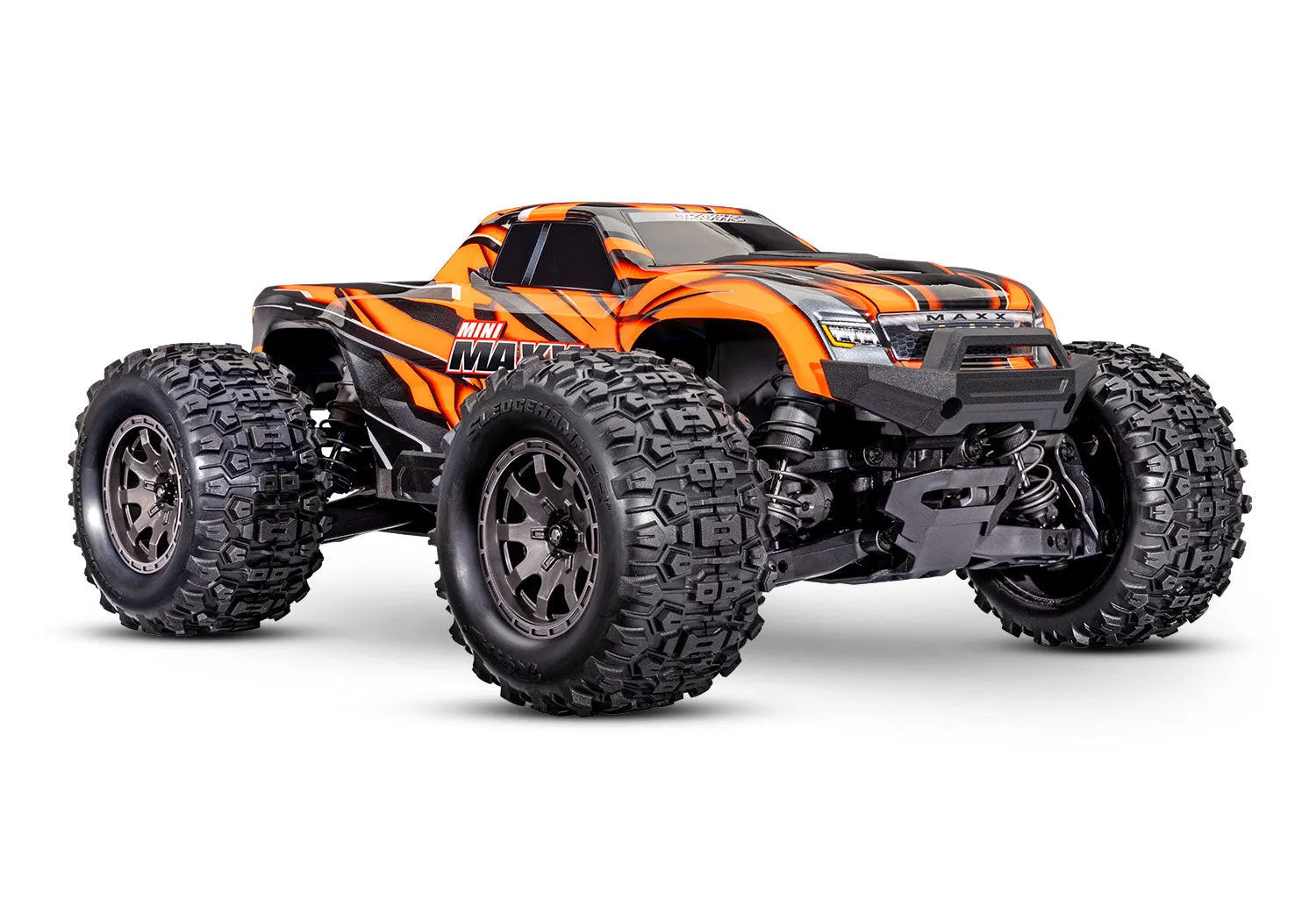 107154-1, Traxxas Mini Maxx Brushless 1/16 Scale 4WD RTR Monster Truck