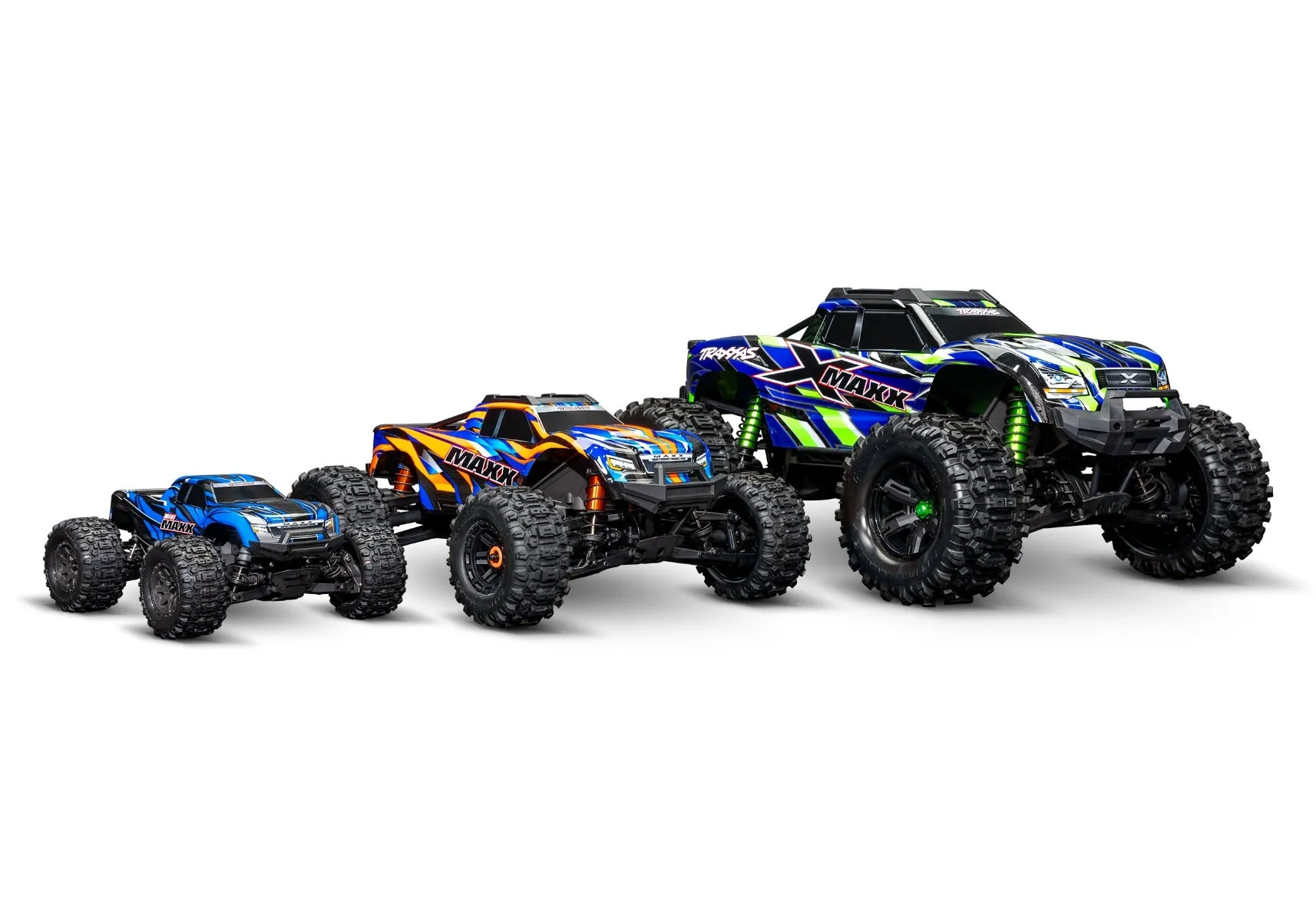 107154-1, Traxxas Mini Maxx Brushless 1/16 Scale 4WD RTR Monster Truck