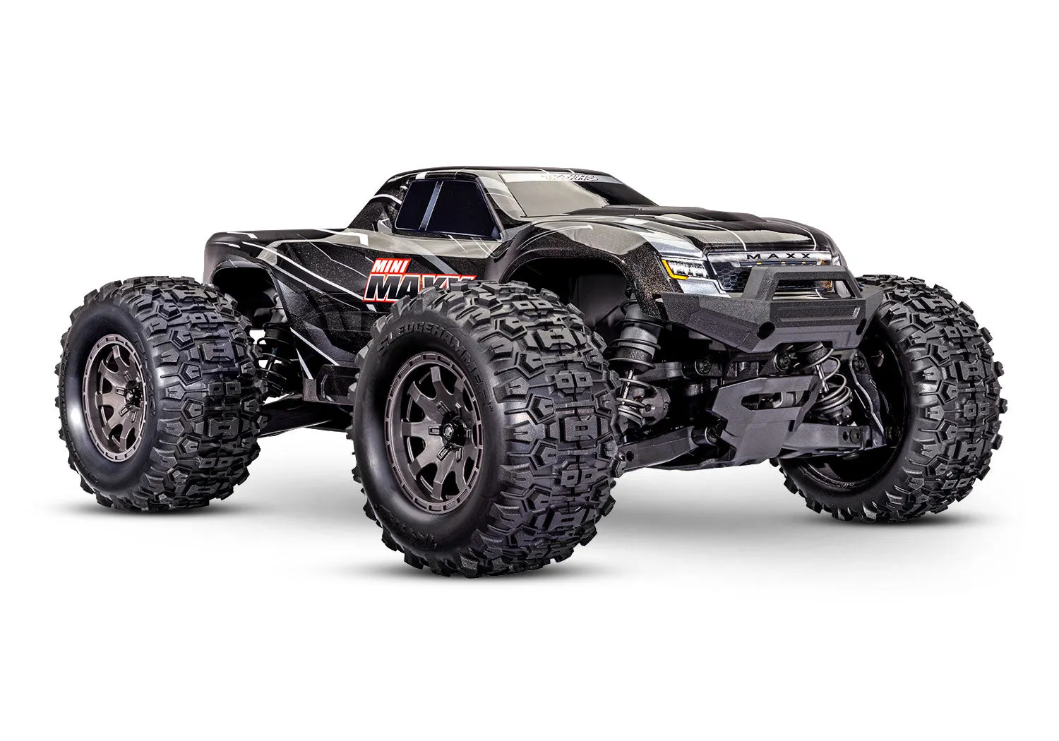 107154-1, Traxxas Mini Maxx Brushless 1/16 Scale 4WD RTR Monster Truck