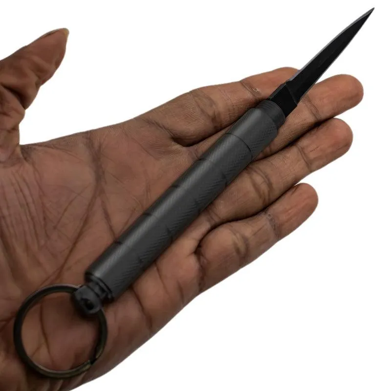 12 Units Kubotan Keychain with Disguised Hidden Knife Value Pack Bundle