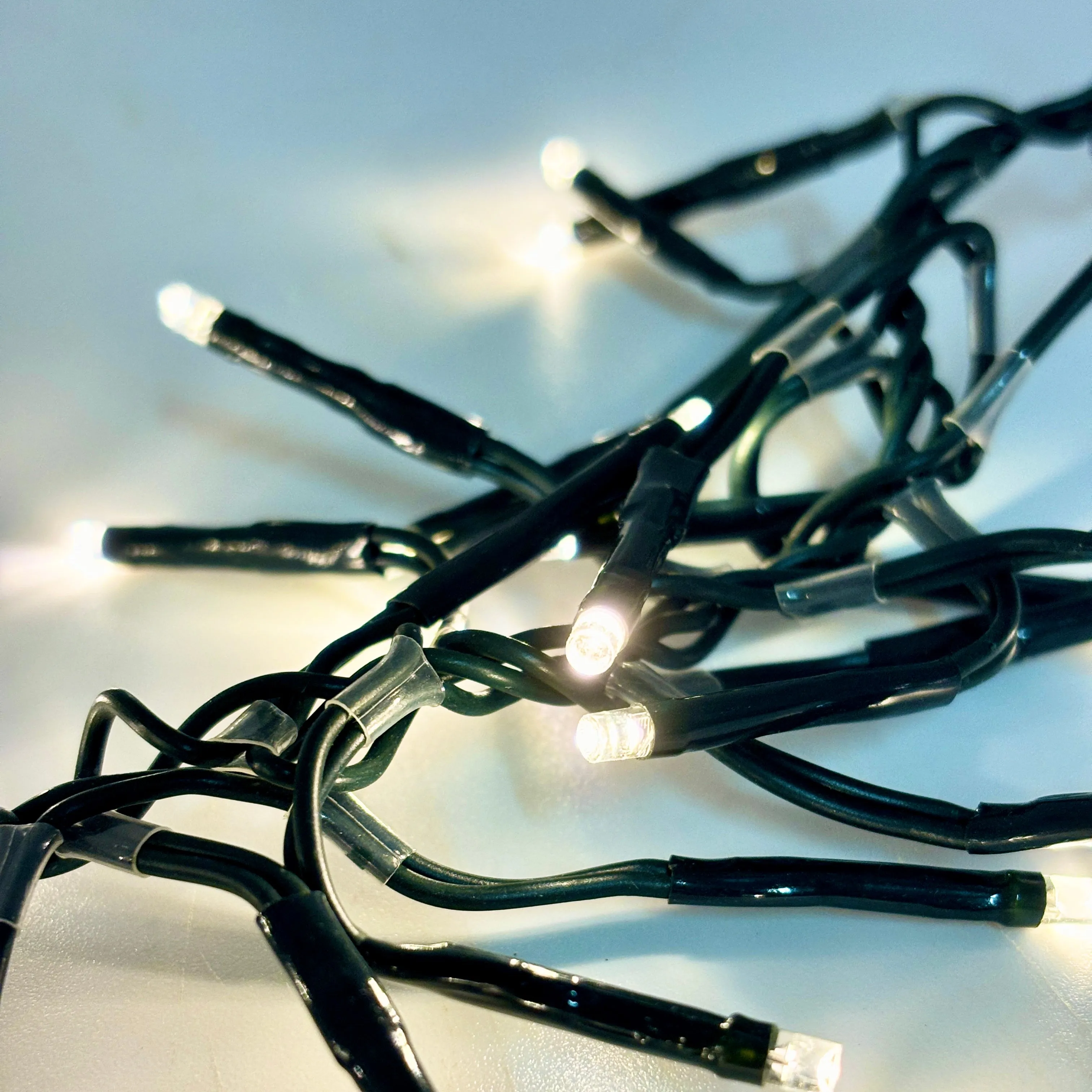 16.4’ 500 LEDs Connect Cluster Lights Starter Pack | 8 function twinkle effect | Warm White | Outdoor