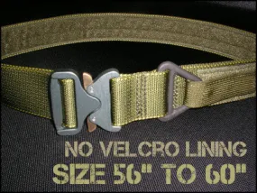 1.75" Cobra Rigger's Belt Without Velcro Lining - Size 56" to 60"