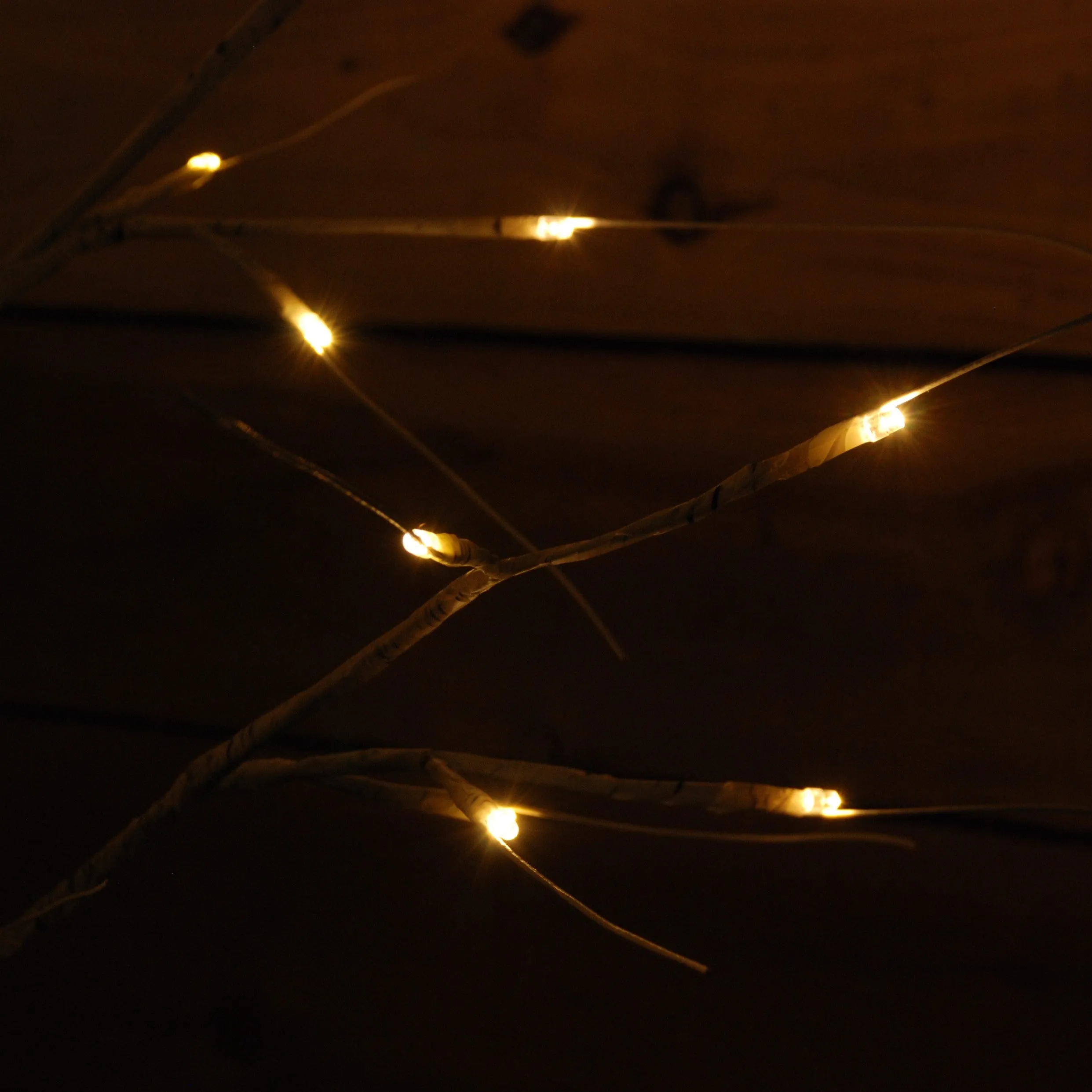 1.8m Twinkling Birch Tree with Warm White LEDs