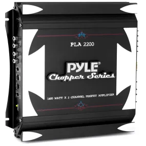 2 Channel 1400 Watt Bridgeable Mosfet Amplifier