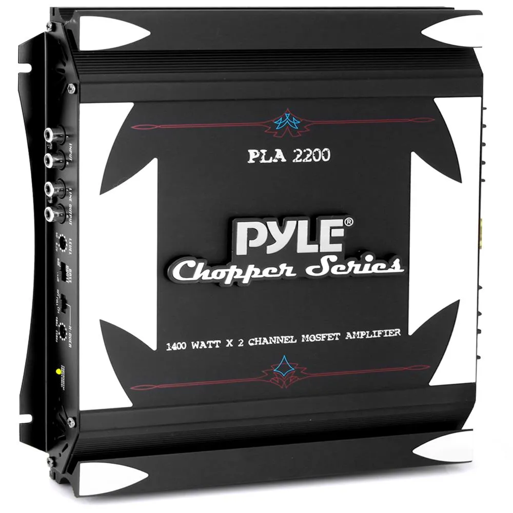 2 Channel 1400 Watt Bridgeable Mosfet Amplifier