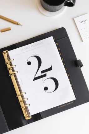 2025 A5 Planner Inserts | Vertical Edition