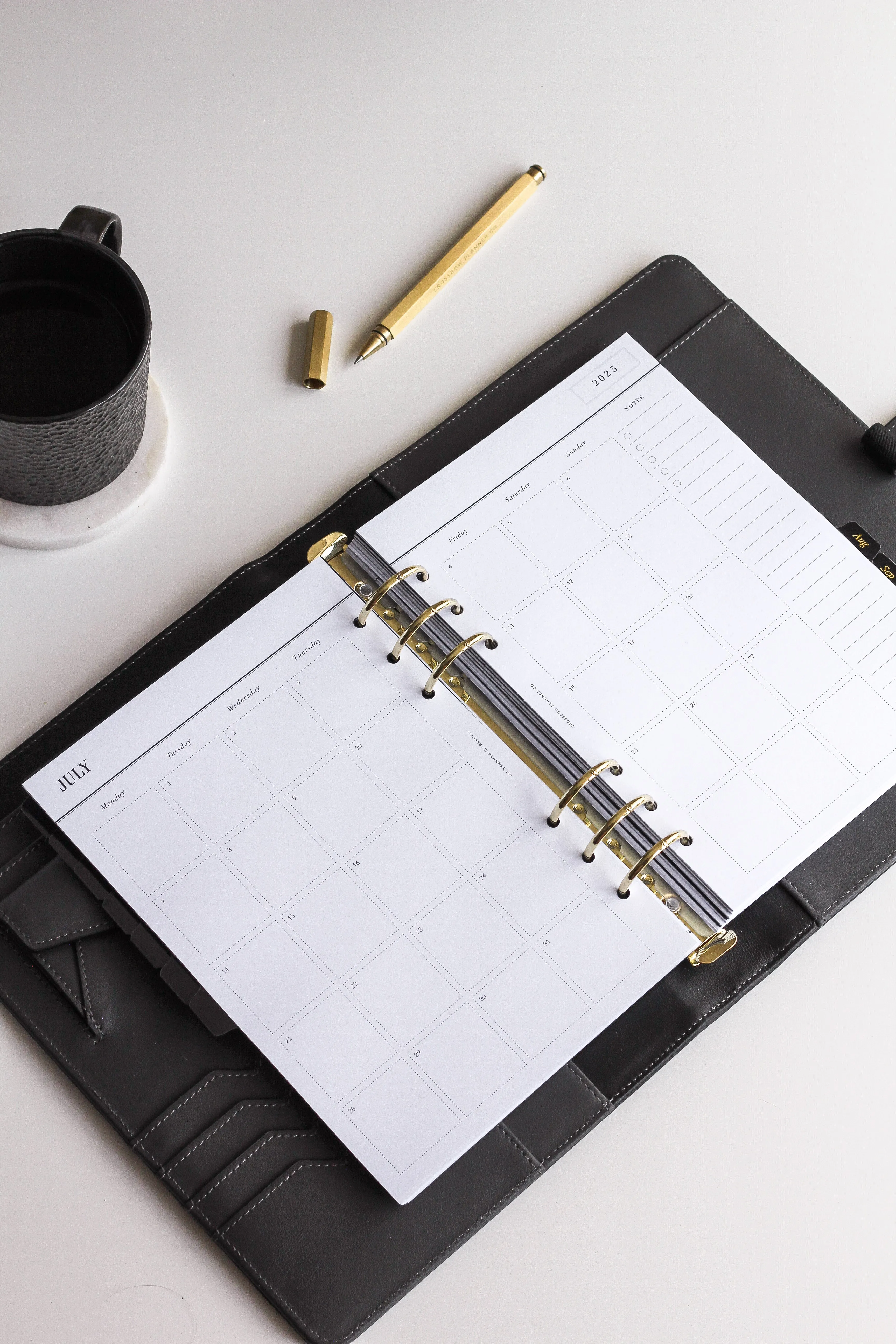 2025 A5 Planner Inserts | Vertical Edition