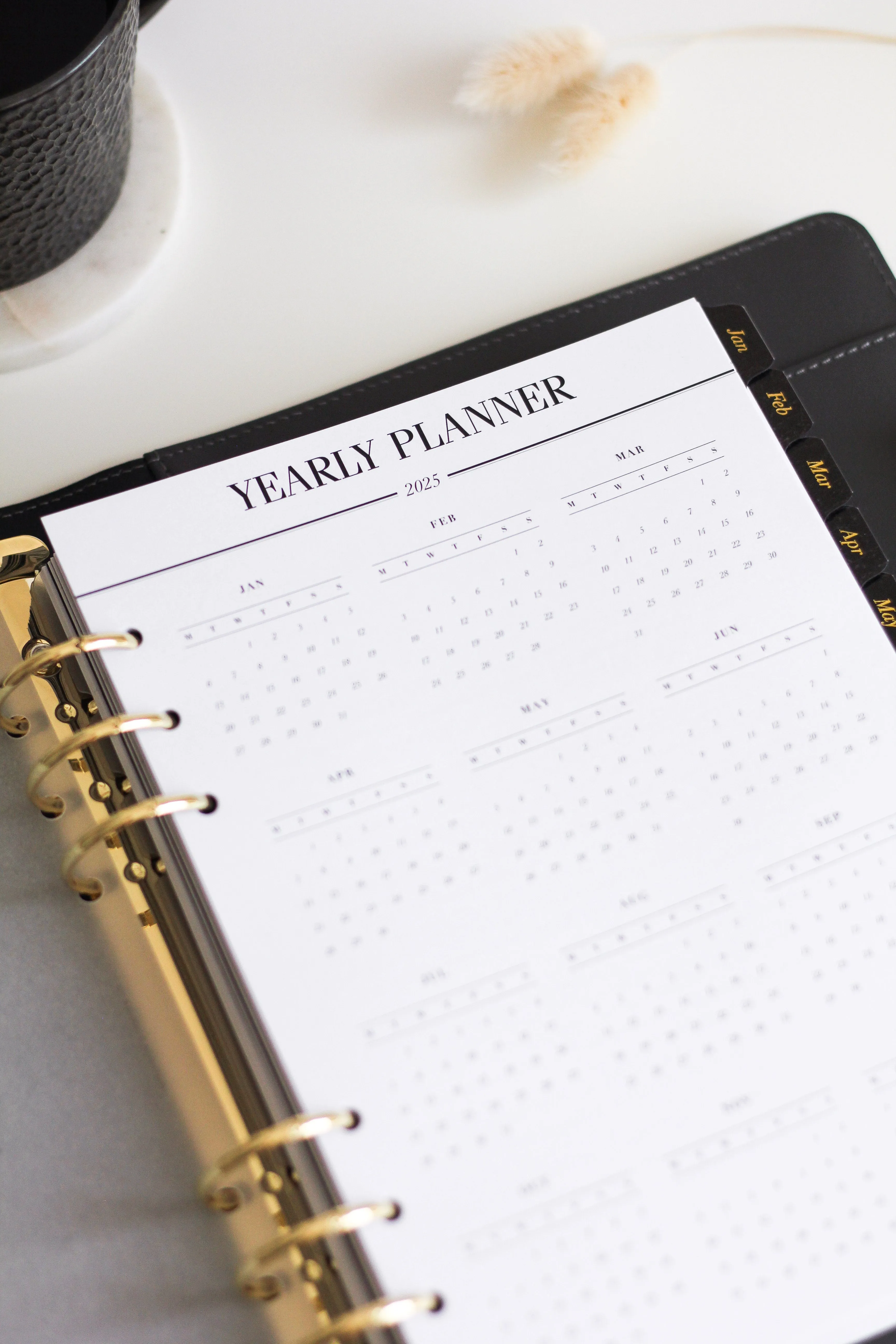 2025 A5 Planner Inserts | Vertical Edition