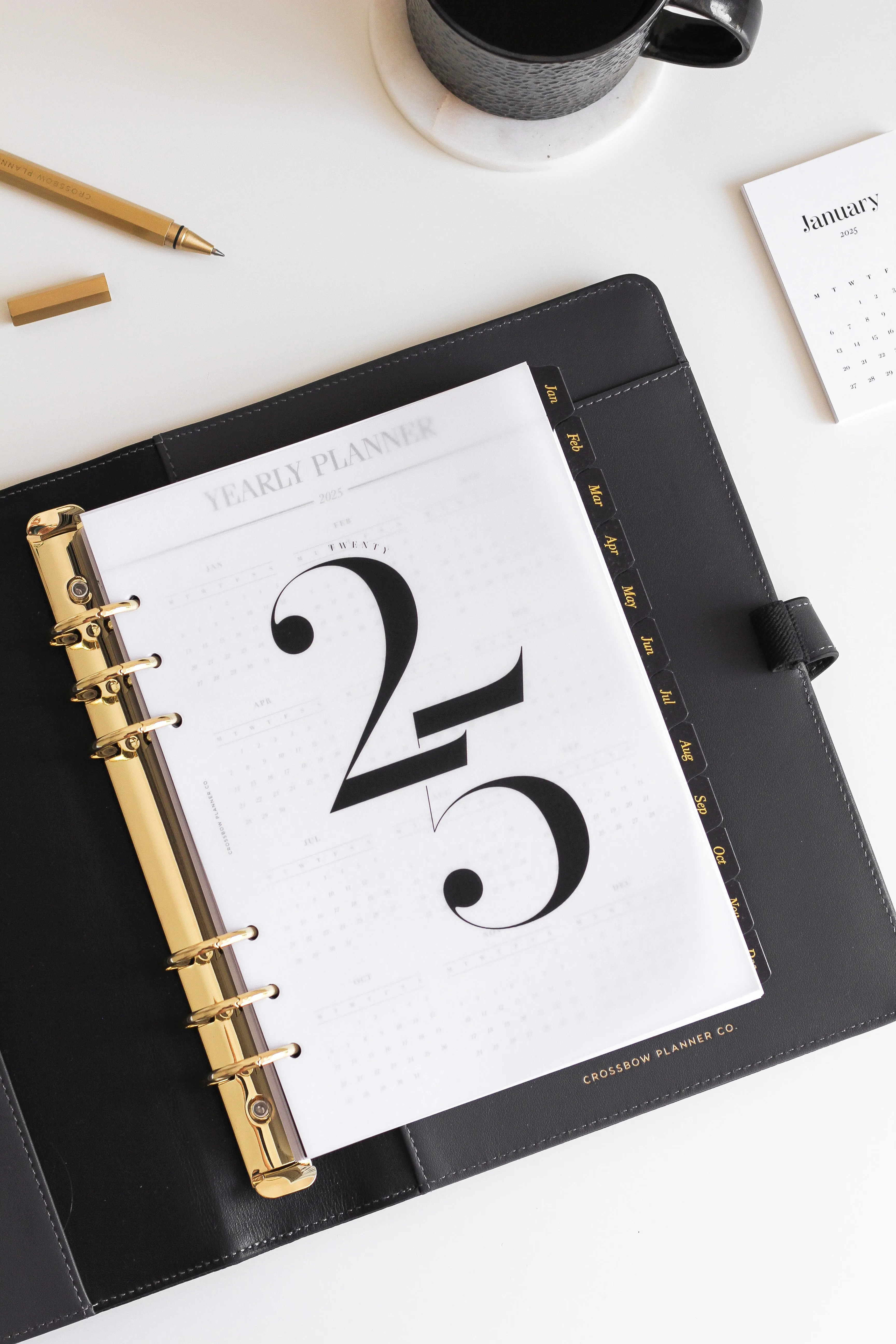 2025 A5 Planner Inserts | Vertical Edition
