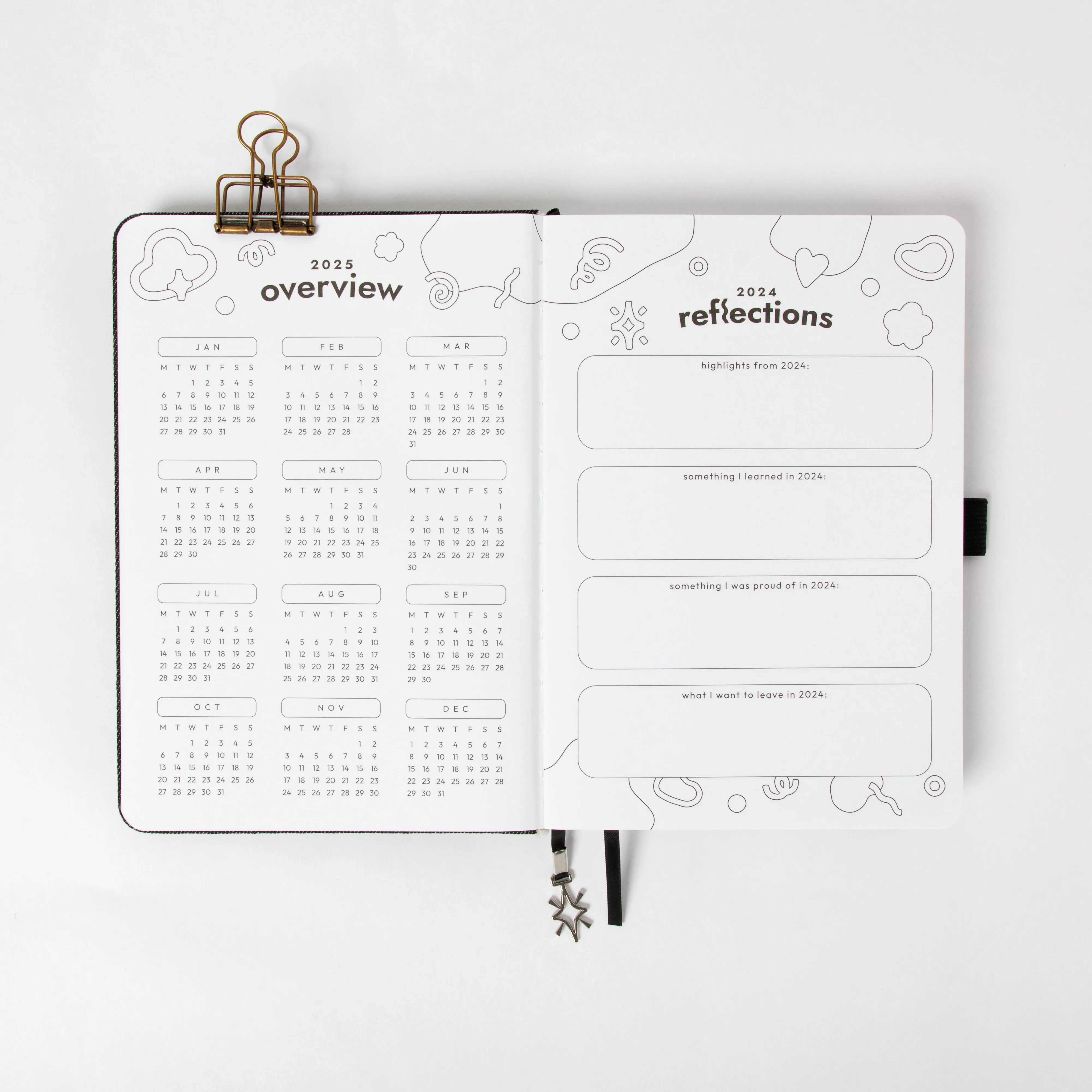 2025 Doodle Planner: Academy Plaid