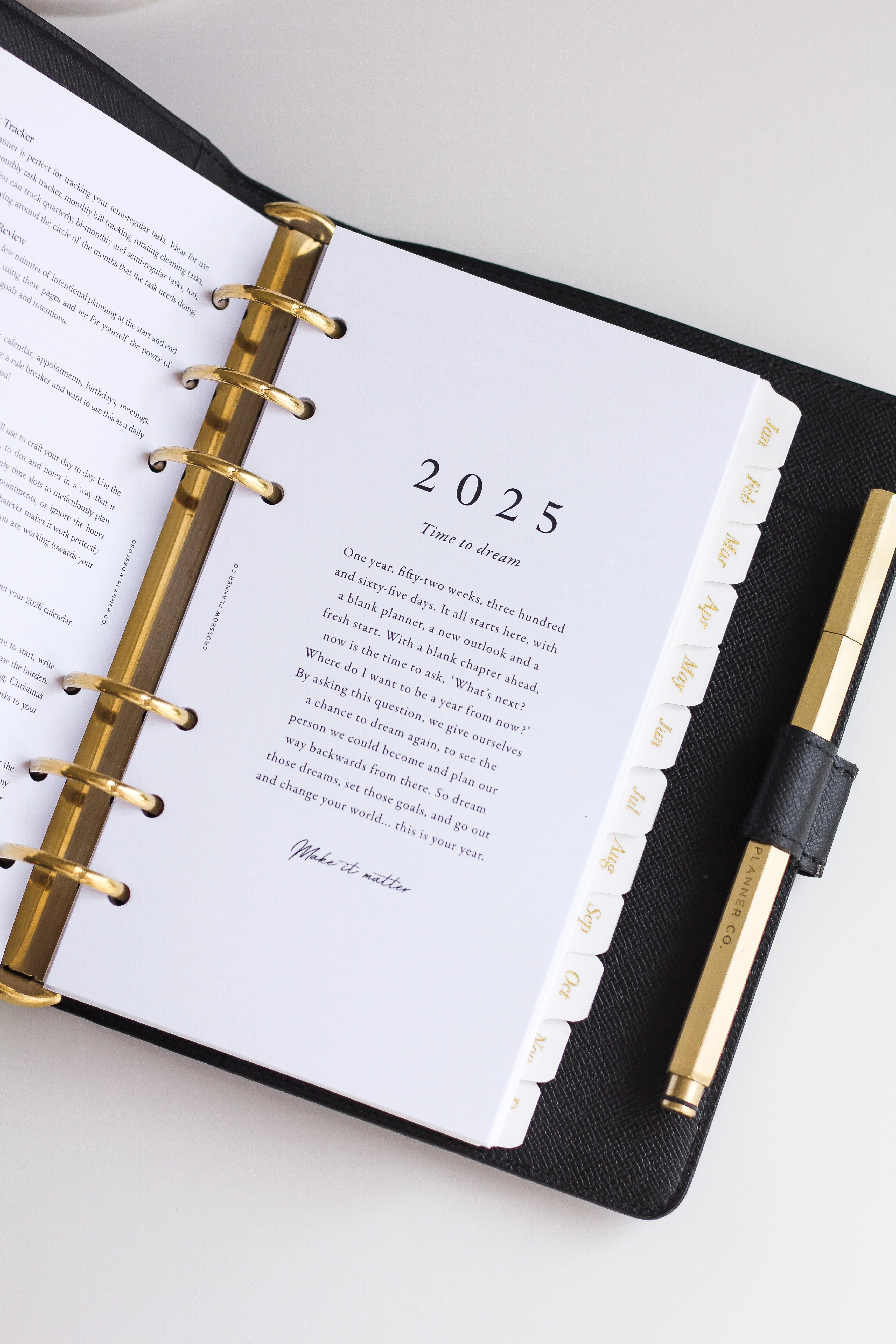 2025 Personal Planner Inserts | Choose Your Start Month