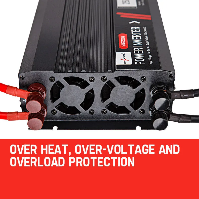 2500W/5000W Modified Sine Wave Power Inverter 12V/240V GENPOWER