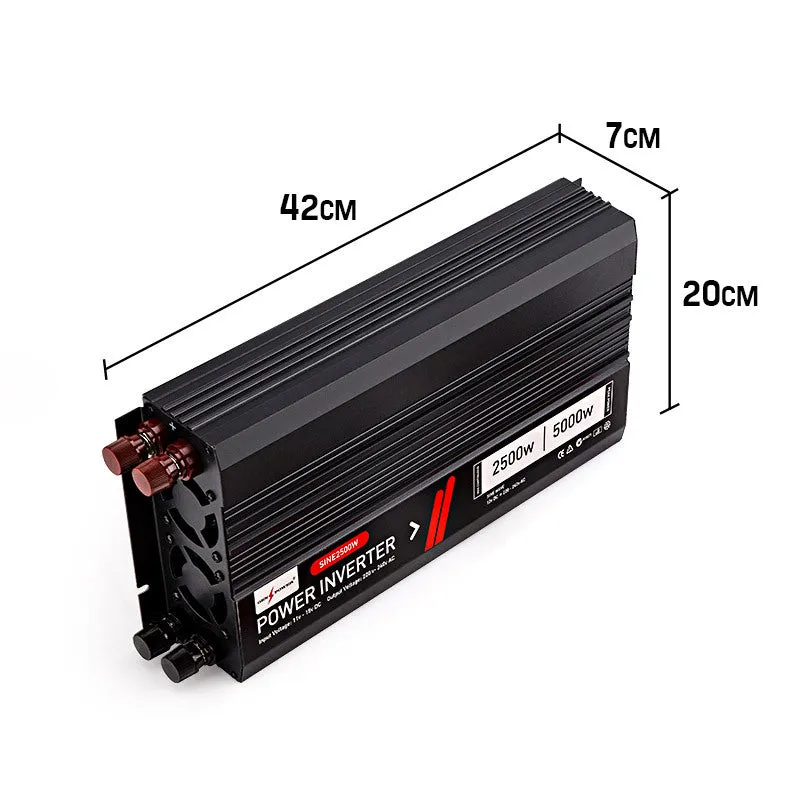 2500W/5000W Modified Sine Wave Power Inverter 12V/240V GENPOWER