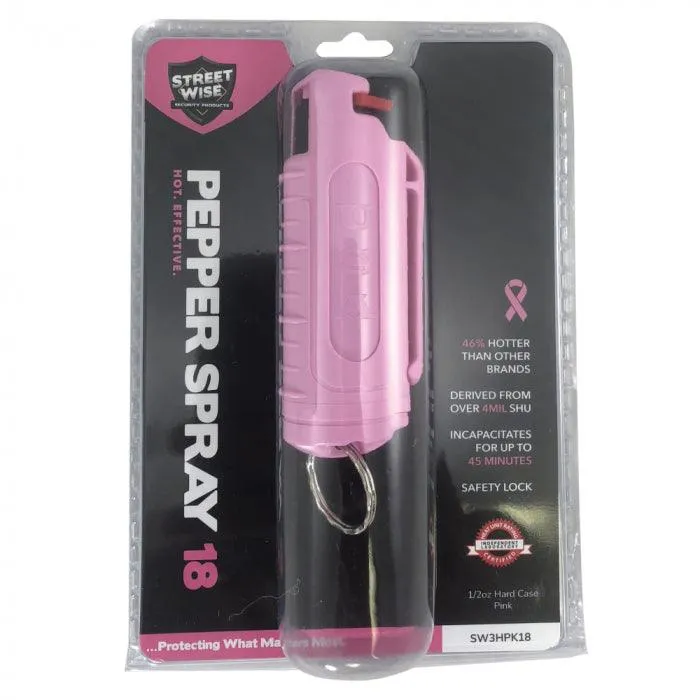 6 Units Pink Lipstick Alarm and Keychain Pepper Spray Bundle