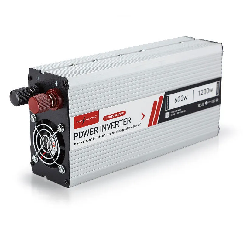 600W/1200W Pure Sine Wave Power Inverter 12V to 240V