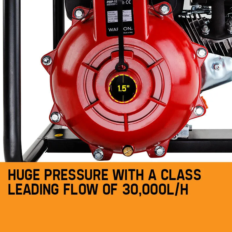 8HP 1.5" High Pressure Petrol Water Pump 30,000L/H – Warton