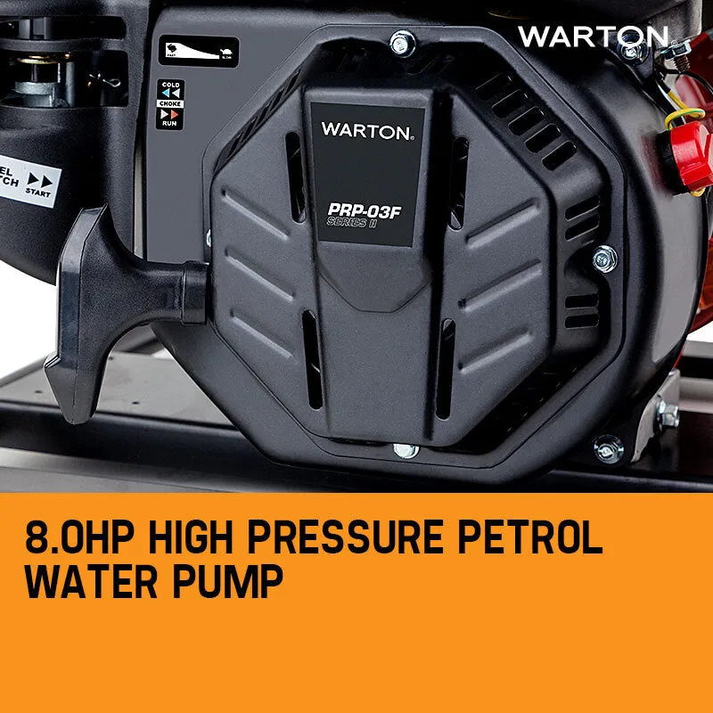 8HP 1.5" High Pressure Petrol Water Pump 30,000L/H – Warton