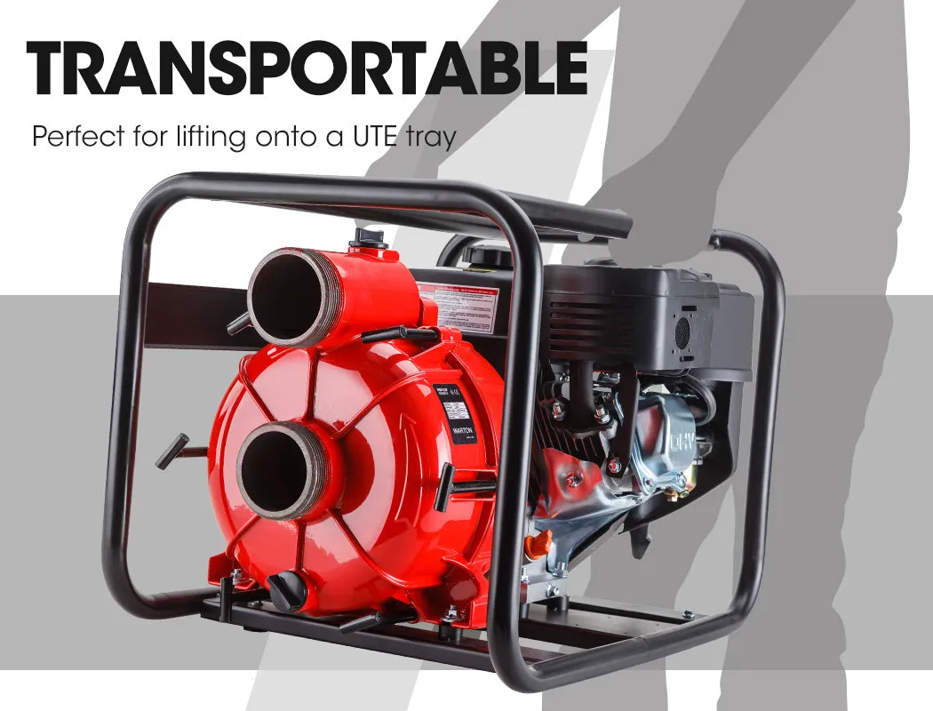 8HP 235cc 3" Trash/Water Pump, 45,000L/hr, Warton