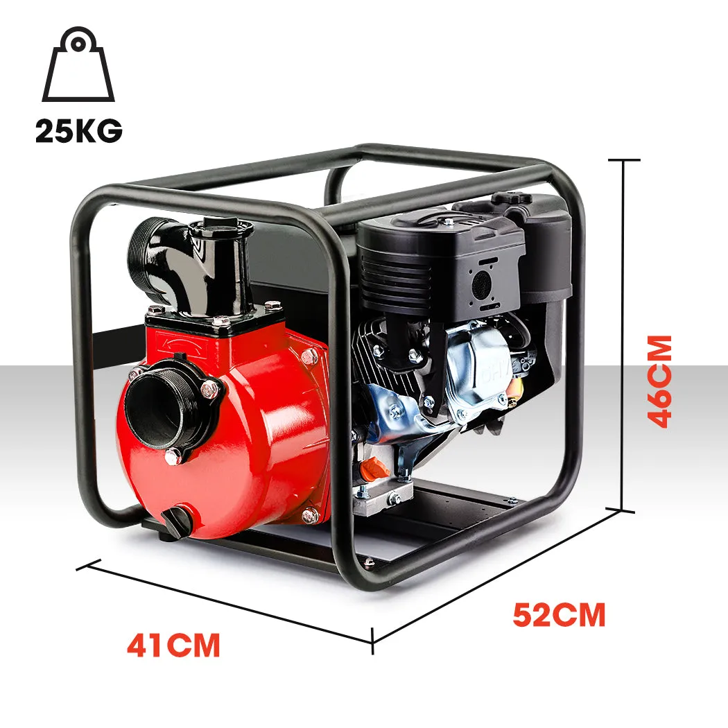 8HP High Flow Petrol Water Pump, 235cc, 3” Inlet/Outlets - Warton