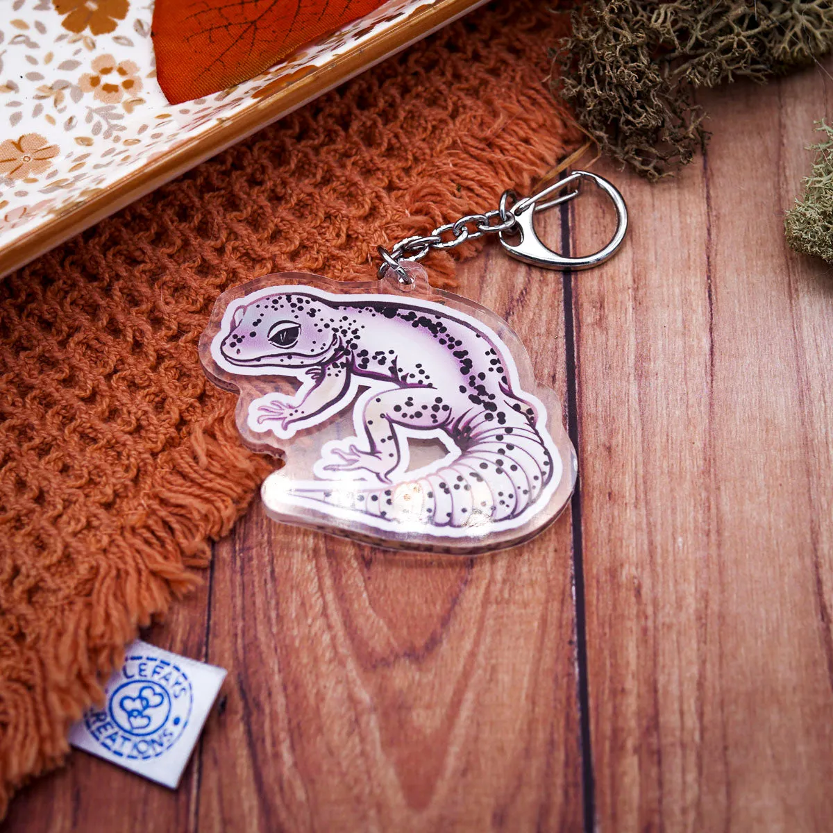 Acrylic Keychain "Leopardgeckos"
