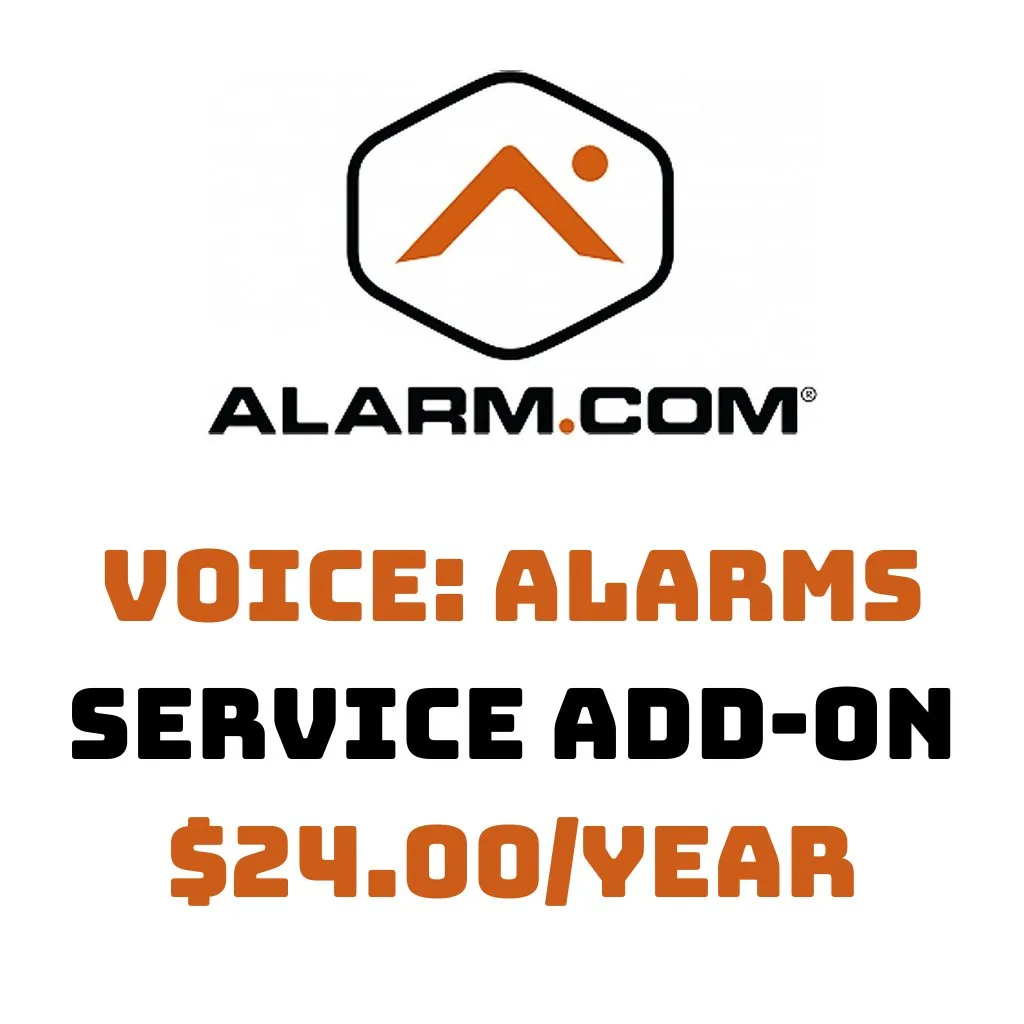 Alarm.com Interactive Annual Add-on: Voice Notifications For Alarms
