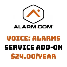 Alarm.com Interactive Annual Add-on: Voice Notifications For Alarms