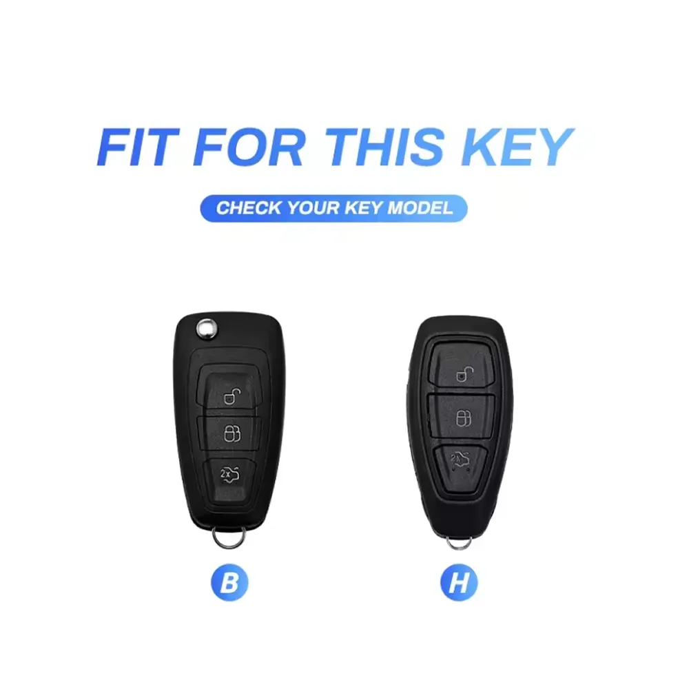 Anti-Scratch Ford Smart Key Shell Dl-013