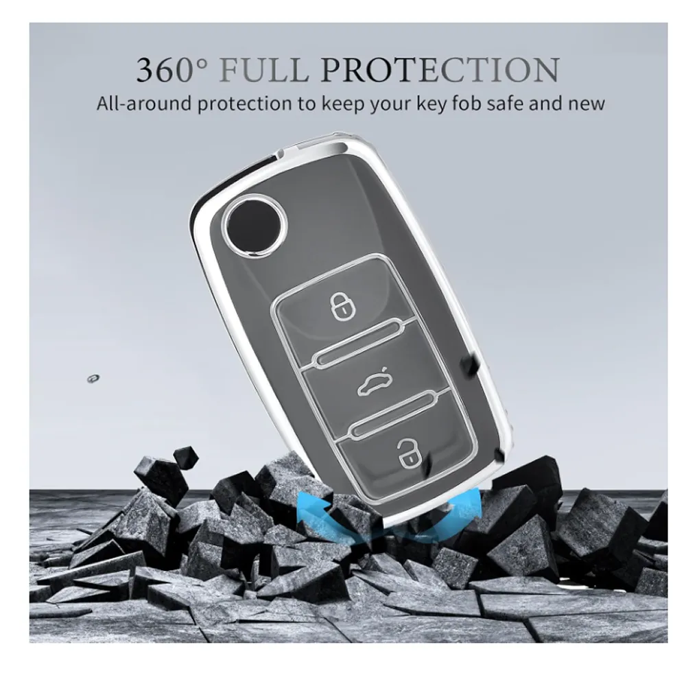 Anti-Scratch Volkswagen Vw Smart Key Shell Dl-003