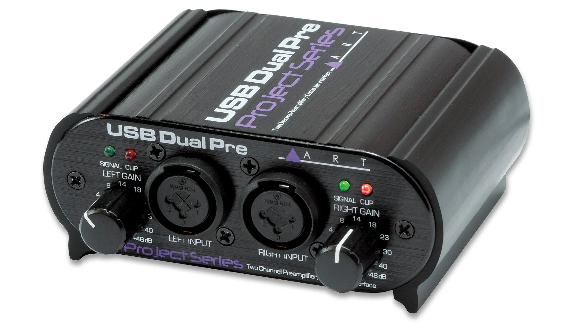 ART Project Series USB Dual Pre Two Channel Preamplifier/Computer Interface