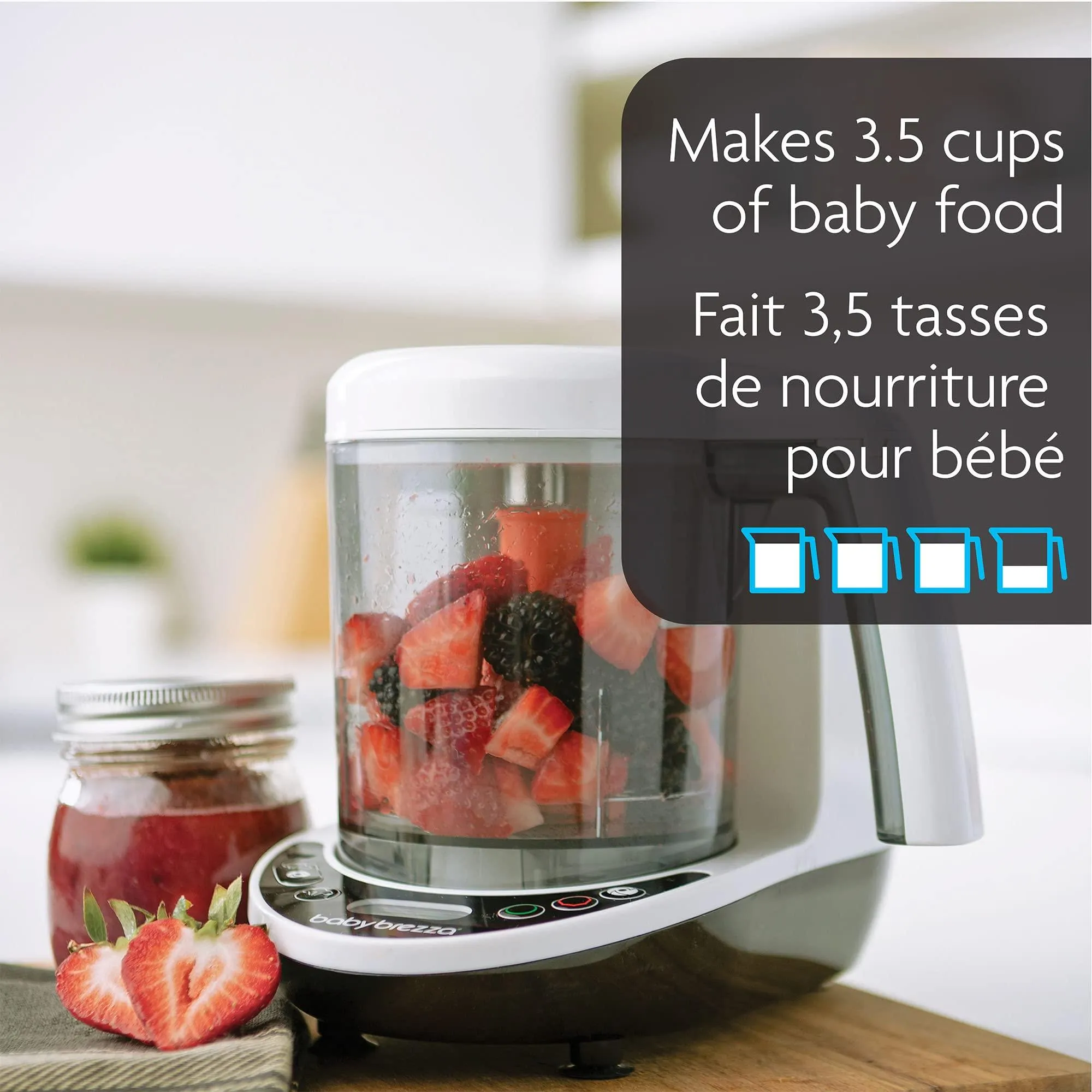 Baby Brezza One Step Baby Food Maker Deluxe.