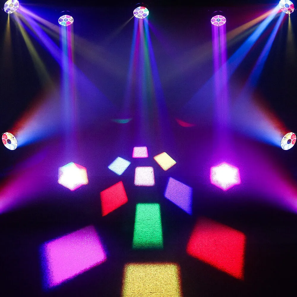 Betopper 7*40W 4-in-1 RGBW Wash&Zoom Moving Head Lights