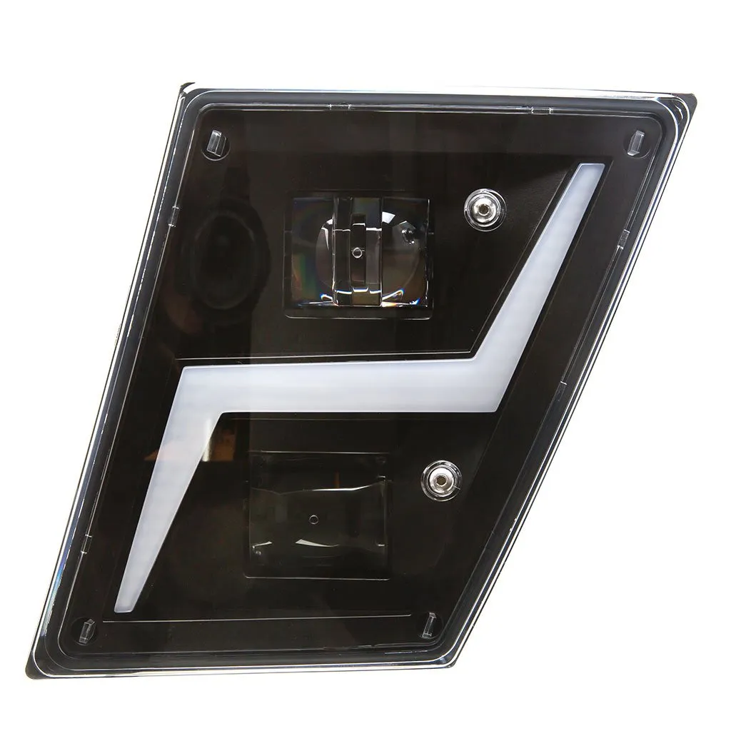 Black Fog Led Lights Compatible With Volvo Vnl - Driver Side | F236827