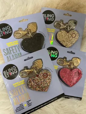 Bling Sting Alarm Keychain - Multiple Color Choices