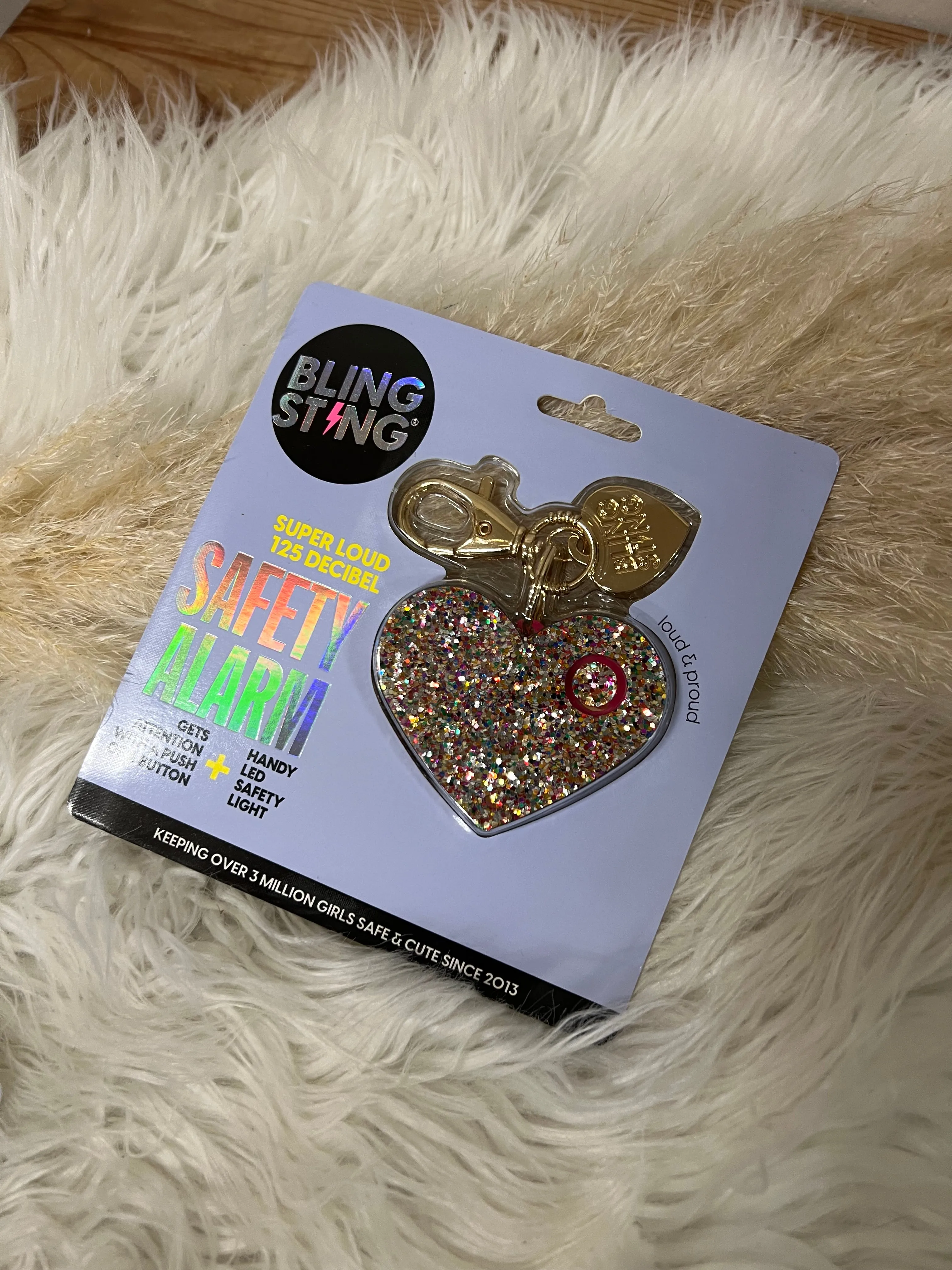 Bling Sting Alarm Keychain - Multiple Color Choices