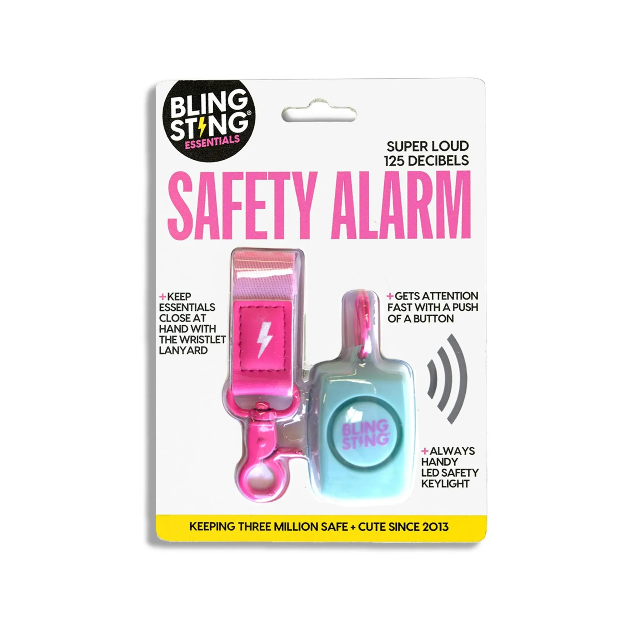 Blingsting BEA 2ISLN Mini Personal Safety Alarm, Teal