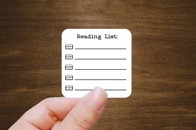 Book Tracker Stickers | Reading Tracker Stickers for Planners, Journals, and Habit Trackers | Die Cut, Matte Finish
