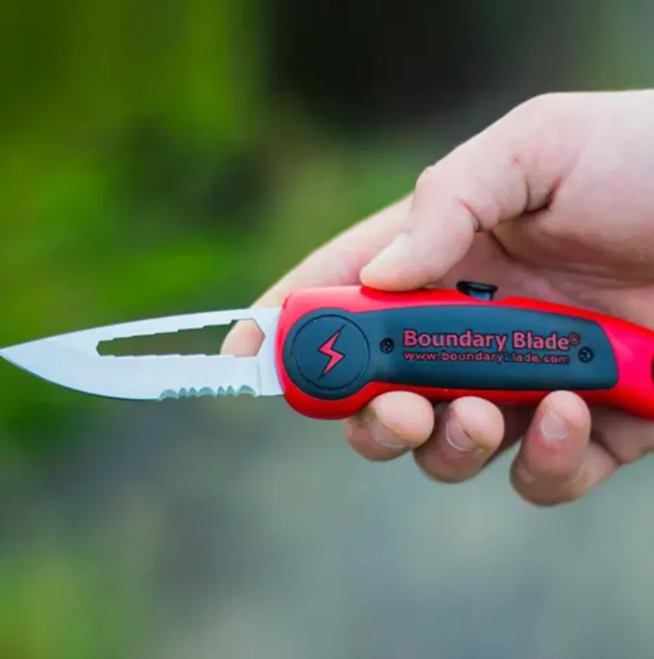 Boundary Blade Fence Tester & Pocket Knife Tool