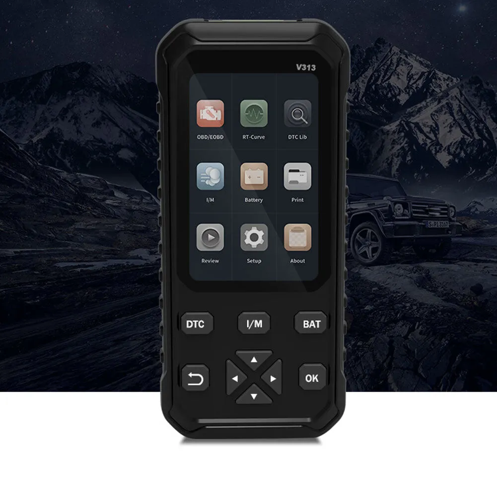 Car Obd2 Scanner Fault Diagnostic Tool Code Reader Hd Display
