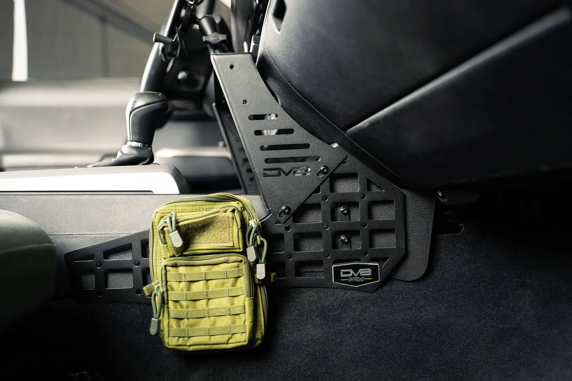 CENTER CONSOLE MOLLE PANELS & DEVICE MOUNT