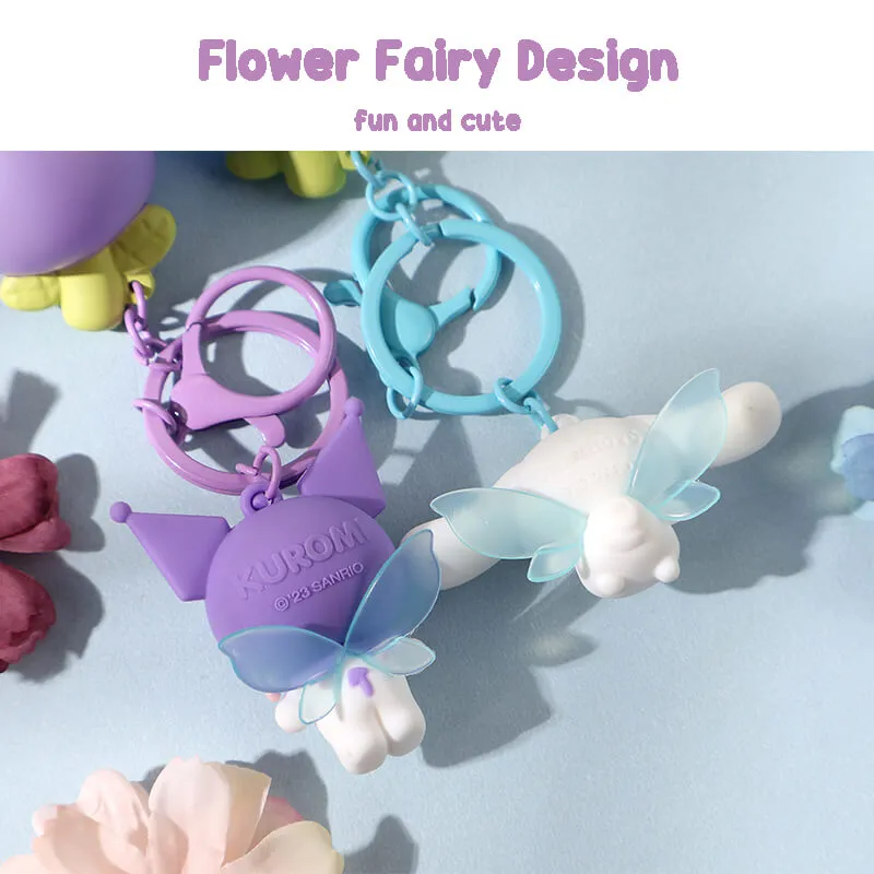 Cinnamoroll Kuromi Tulip Fairy Glowing LED Keychain