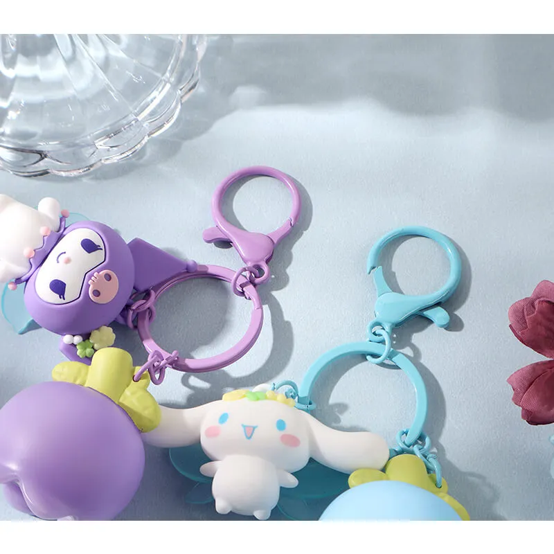 Cinnamoroll Kuromi Tulip Fairy Glowing LED Keychain