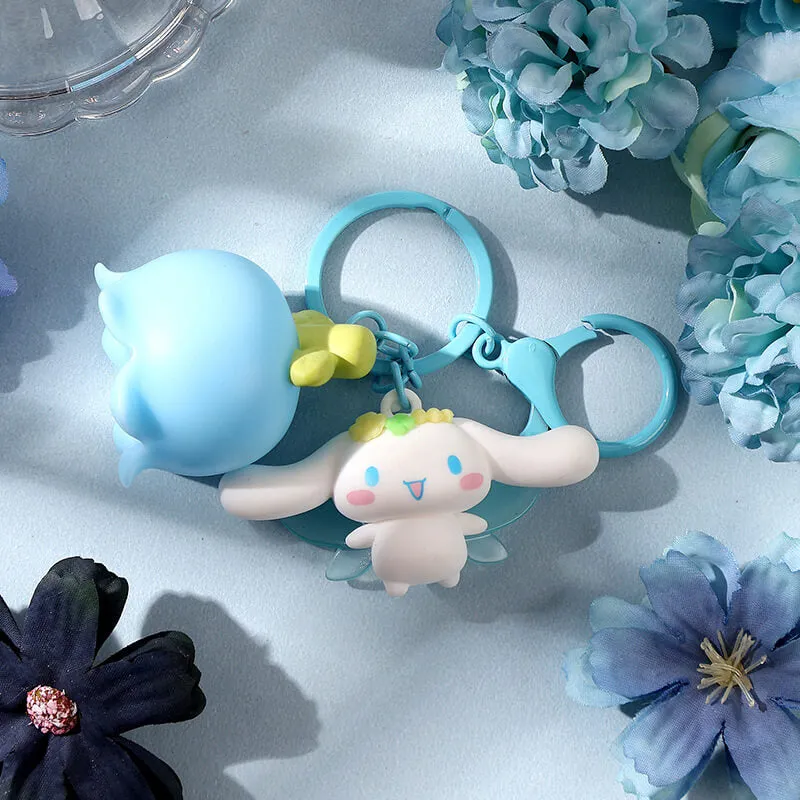Cinnamoroll Kuromi Tulip Fairy Glowing LED Keychain