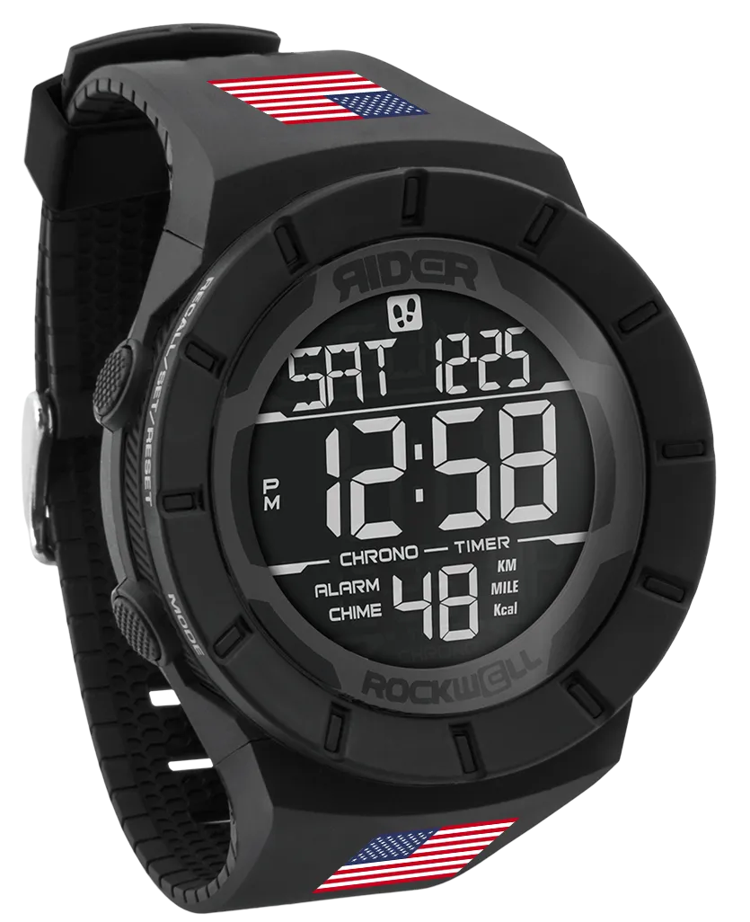Coliseum Fit™ Flags of The World Edition N-Z (Phantom Black) Watch