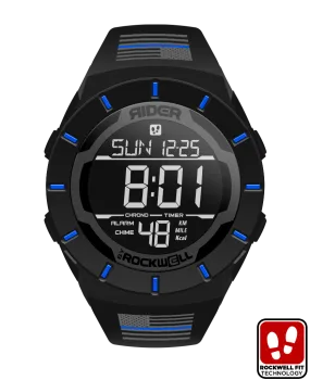 Coliseum Fit™ Thin Blue Line - Freedom Edition (Black/Blue) Watch