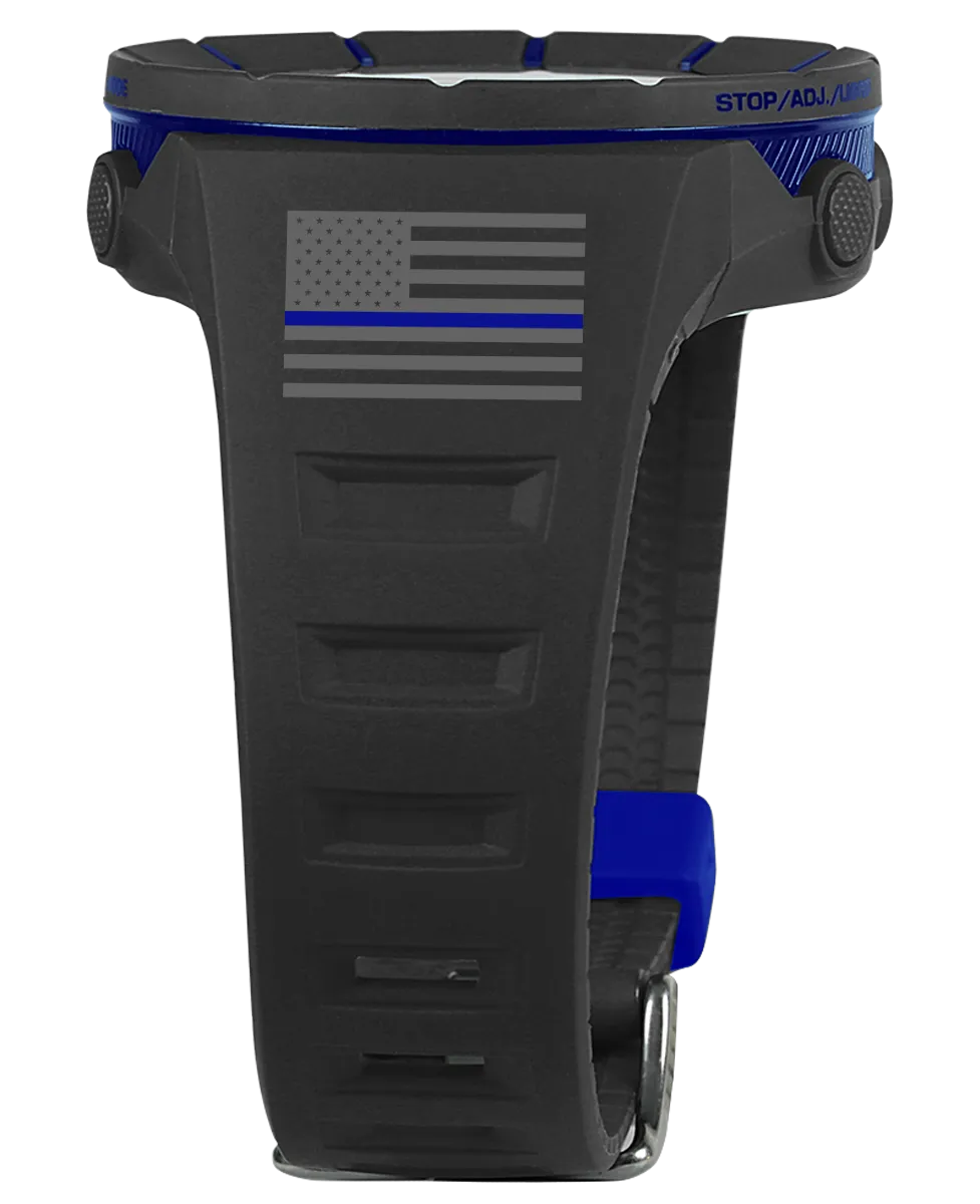 Coliseum Fit™ Thin Blue Line - Freedom Edition (Black/Blue) Watch