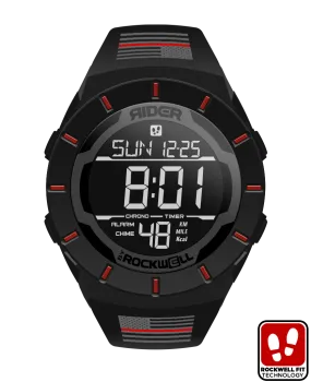 Coliseum Fit™ Thin Red Line - Freedom Edition (Black/Red) Watch