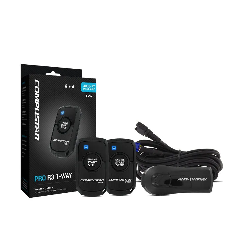 Compustar PRO R3 1-Way Remote Starter and Alarm Package